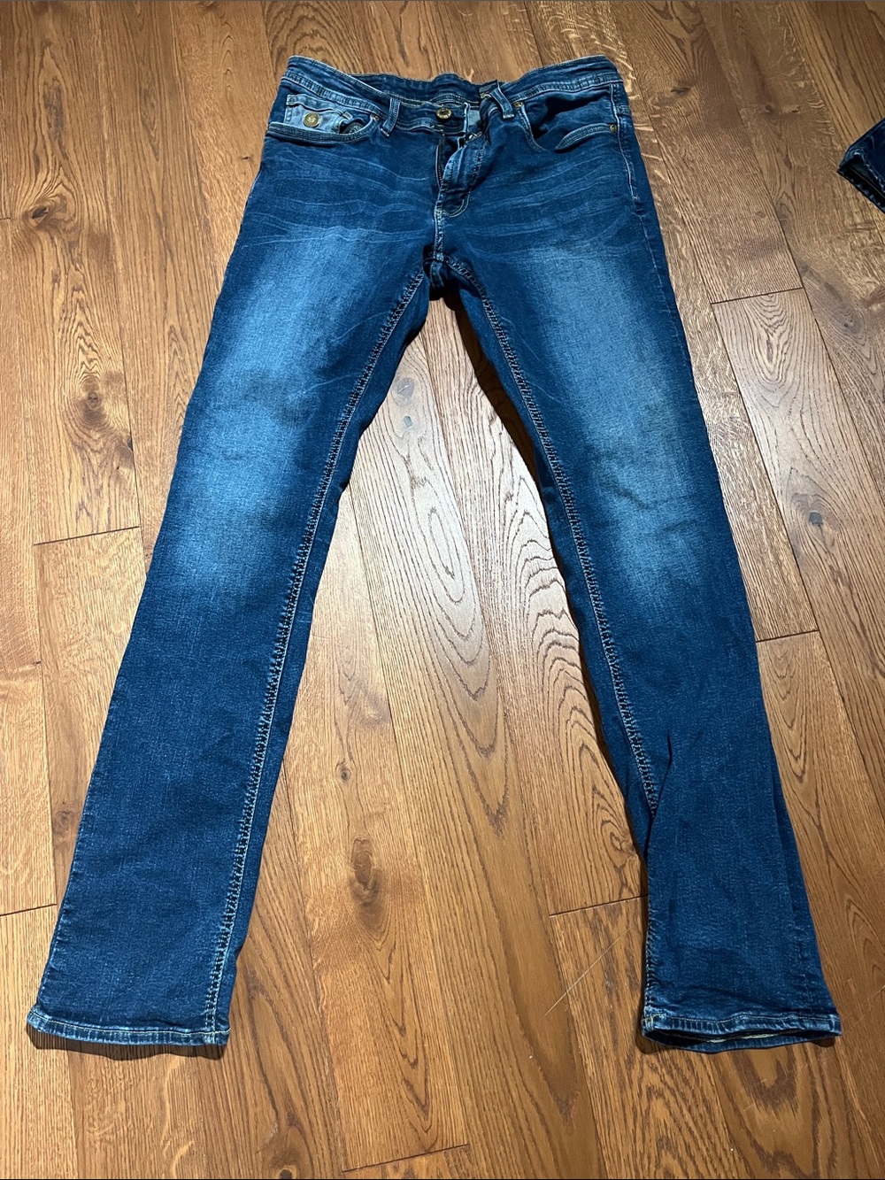 Buffalo David Bitton Men’s Slim Straight Jeans in Indigo